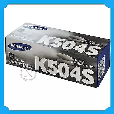 Samsung CLT-K504S BLACK Toner->CLP-415/CLX-4195/4195FW/SL-C1860FW/C1810W SU160A • $168